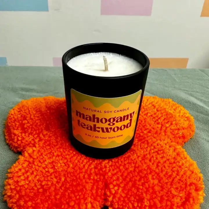Mahogany & Teakwood | Hand Poured Soy Wax Candle
