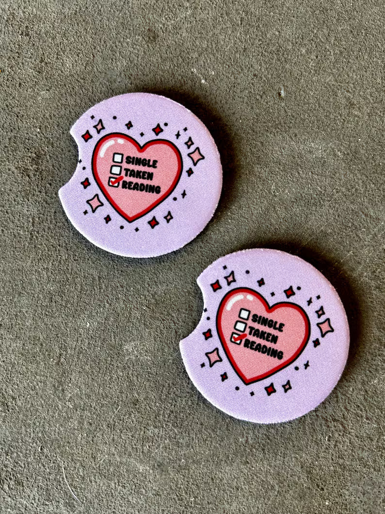 Single Taken Reading - Car Coaster