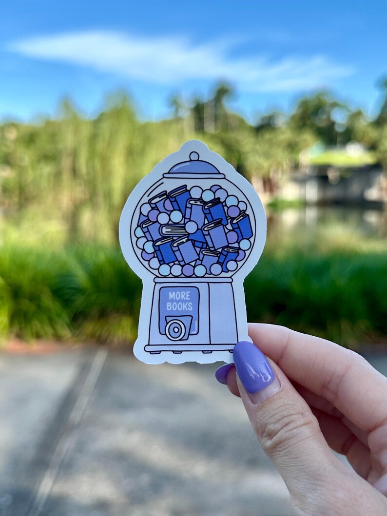 More Books Vending Machine | water resistant sticker