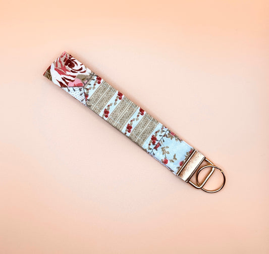 Wristlet Keychain - Rosette Sage