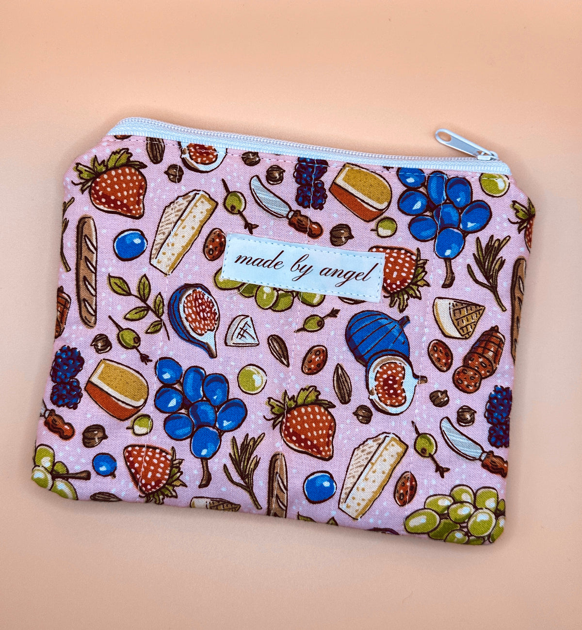 Flat Zipper Carry All Pouch - European Charcuterie