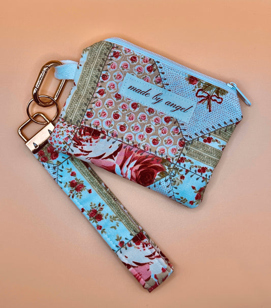 Coin / Card Pouch - Rosette Sage