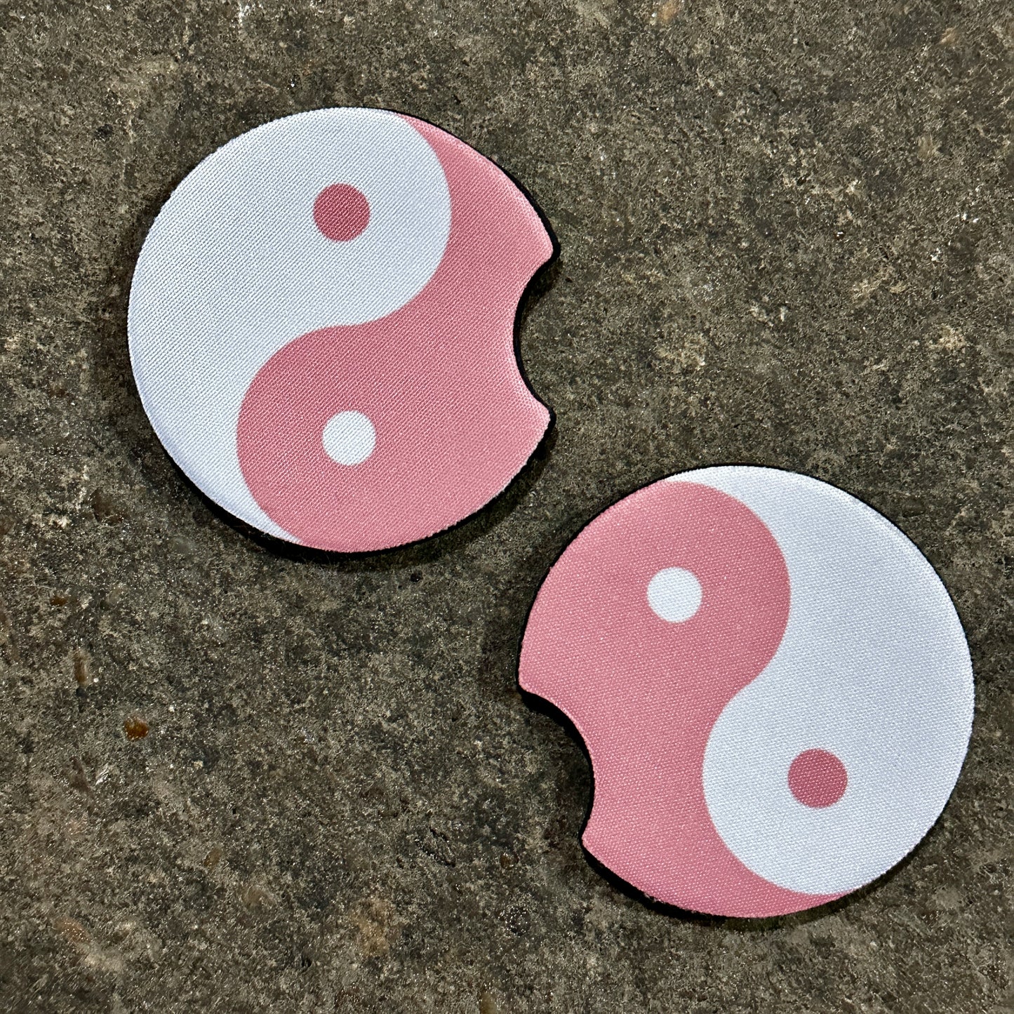 Pink Peace - Car Coaster