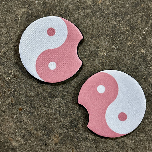 Pink Peace - Car Coaster