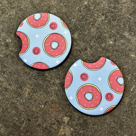 Donut make me happy - Car Coaster