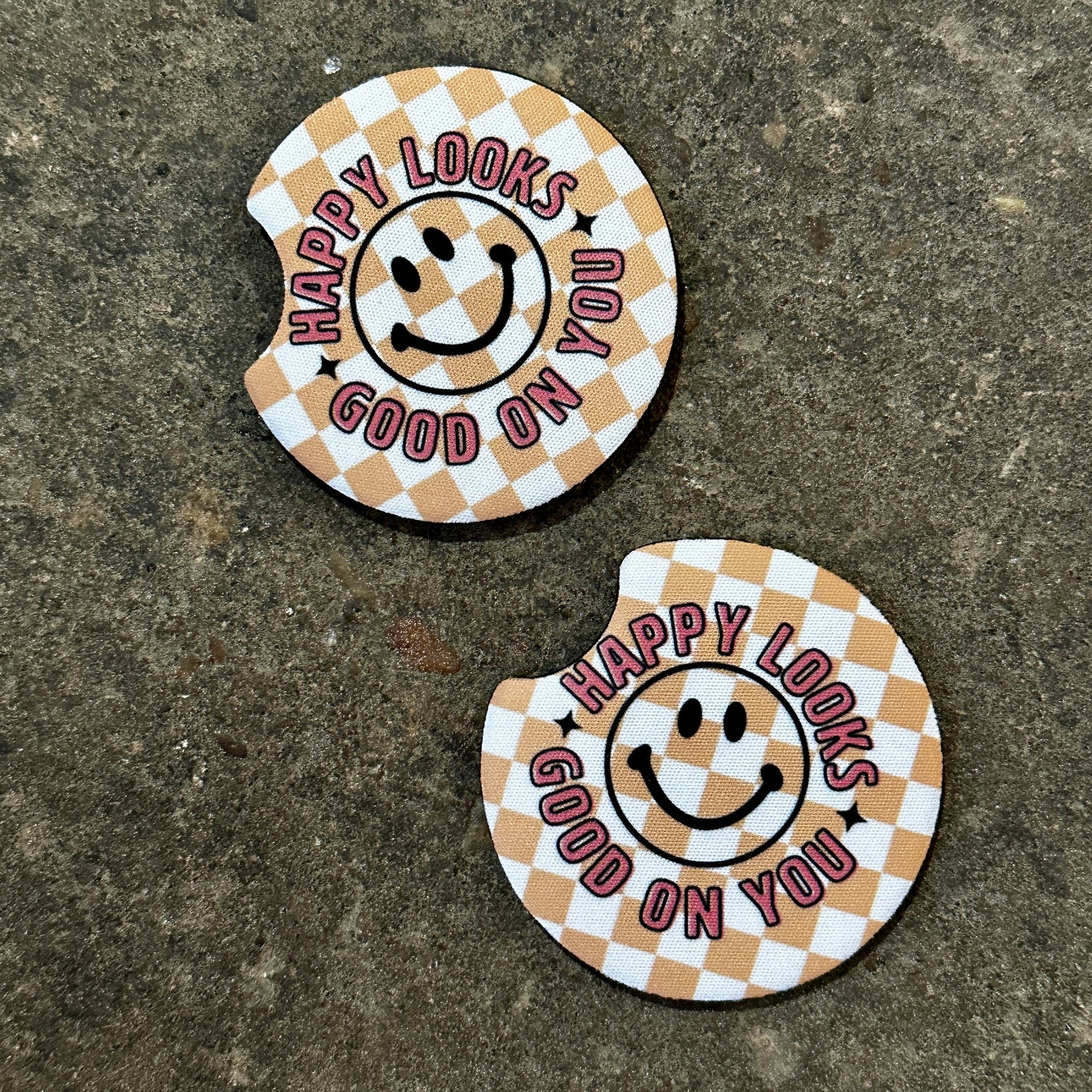 Lookin' Happy - Car Coaster