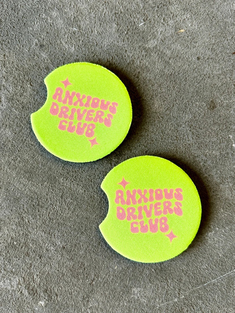 Anxious Drivers Club - Car Coaster