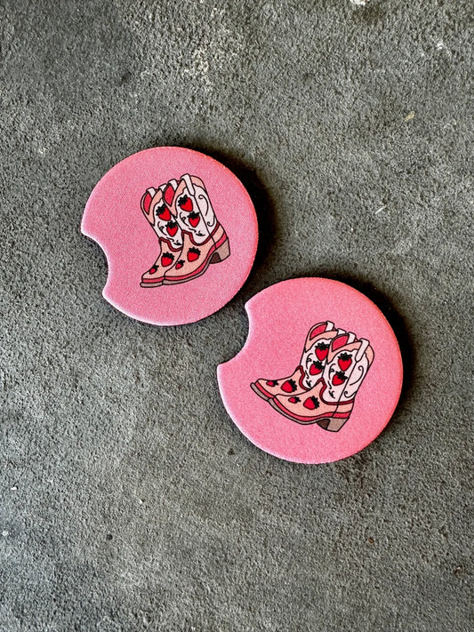 Strawberry Shortcake Cowgirl Boots - Car Coaster