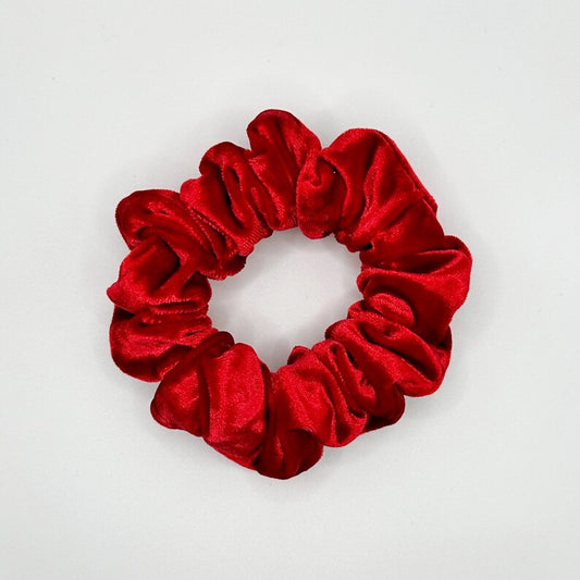 Red Velvet Handmade Scrunchie / Medium