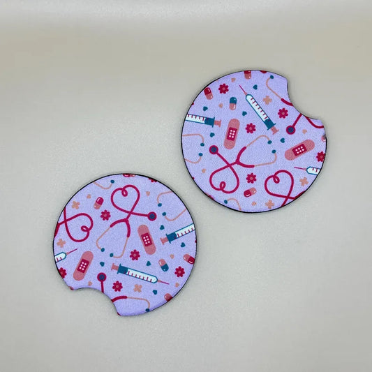 She’s my Nurse CAR COASTERS - set of 2 | gift for her
