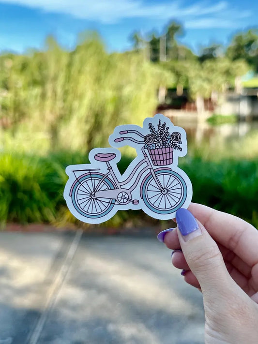 Farmers Market Bike Ride | water resistant sticker