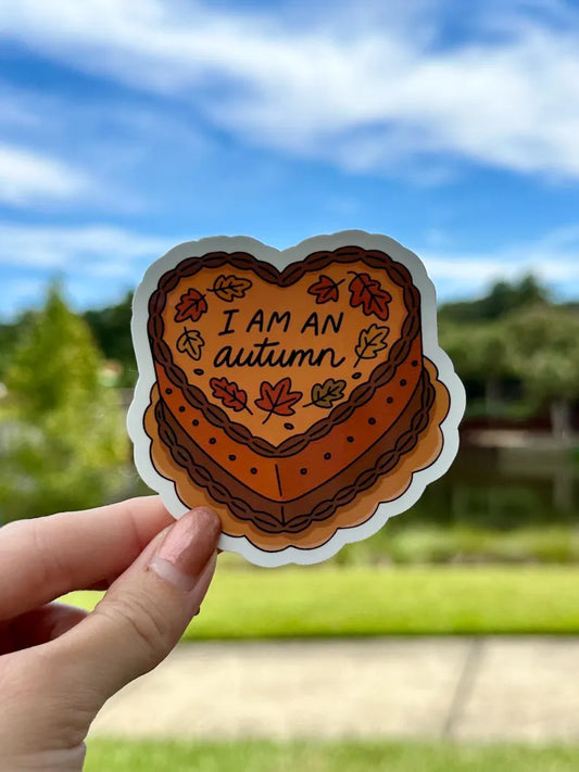 I am an Autumn | water resistant sticker