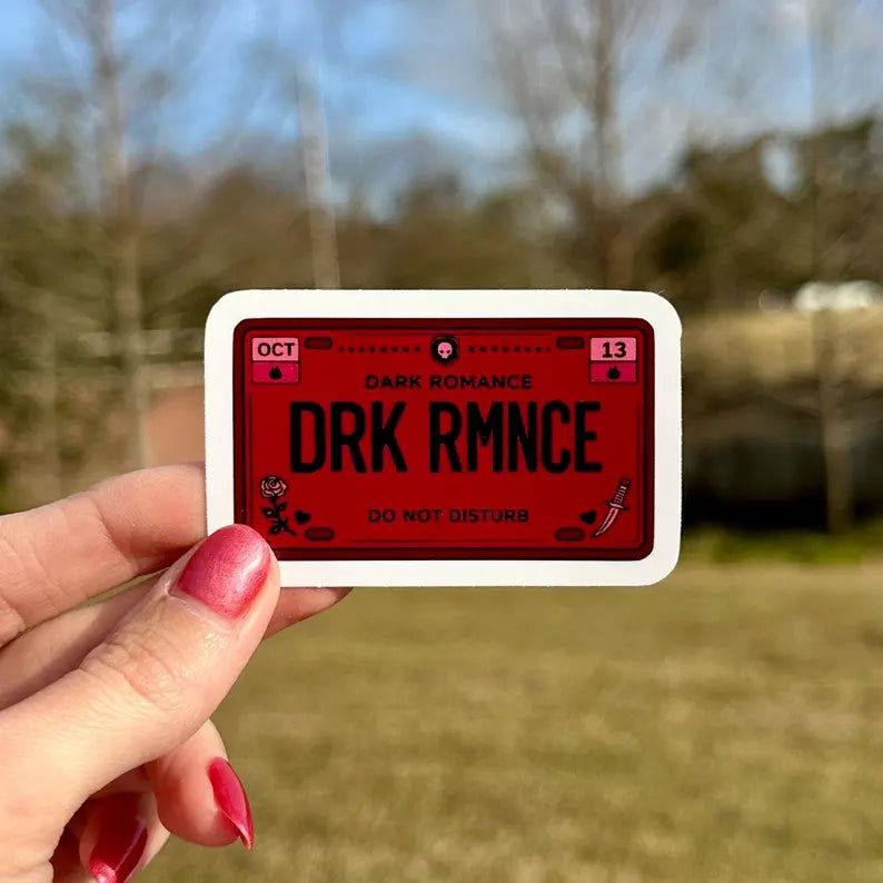 Dark Romance Book Troupe | water resistant sticker