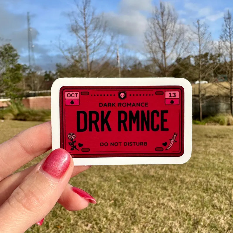 Dark Romance Book Troupe | water resistant sticker