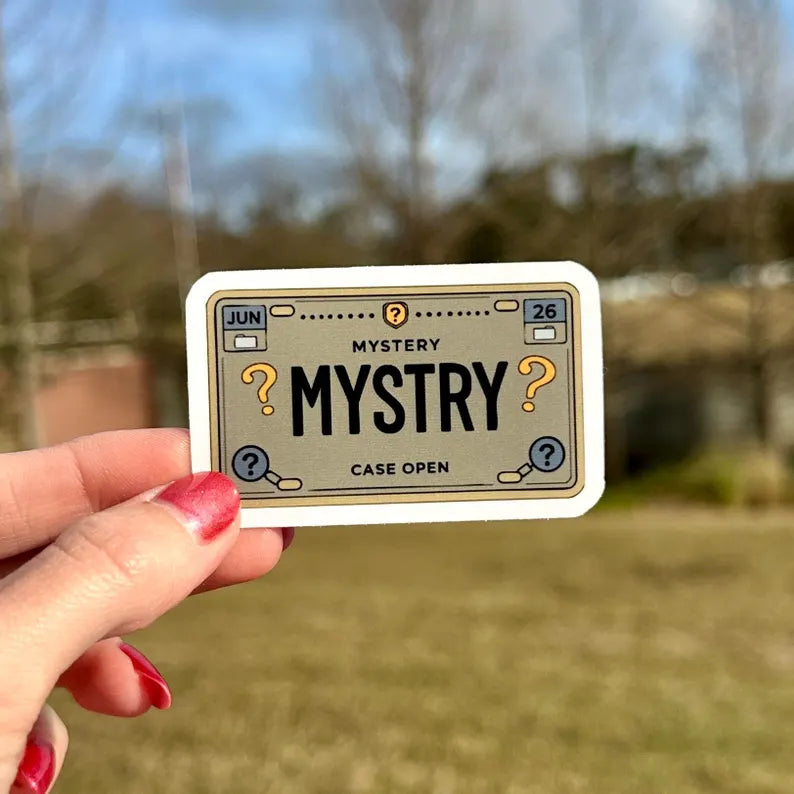 Mystery Book Troupe | water resistant sticker