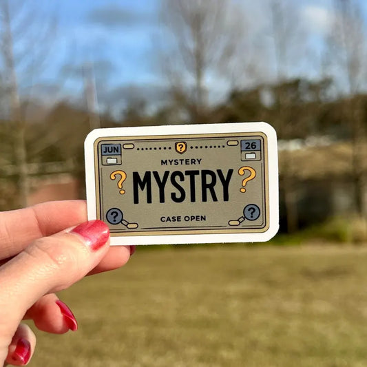 Mystery Book Troupe | water resistant sticker
