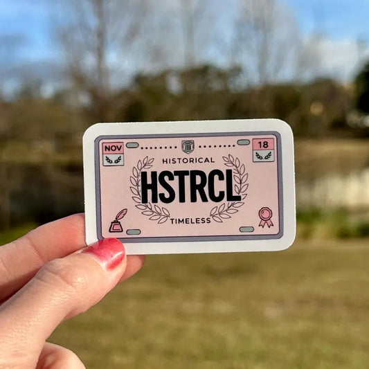 Historical Book Troupe | water resistant sticker