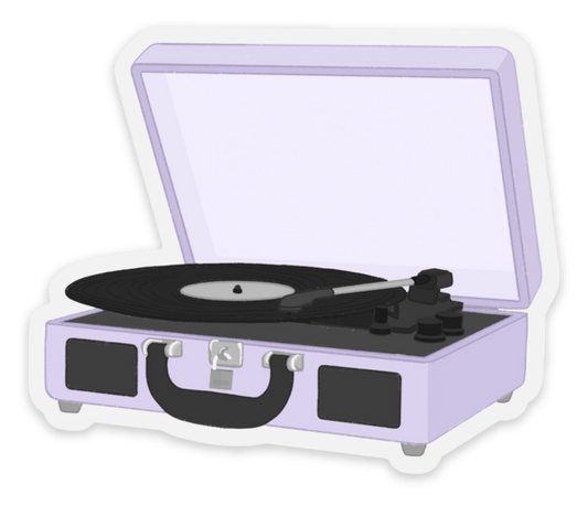 Taylor Swift Inspired Clear Record Player Sticker